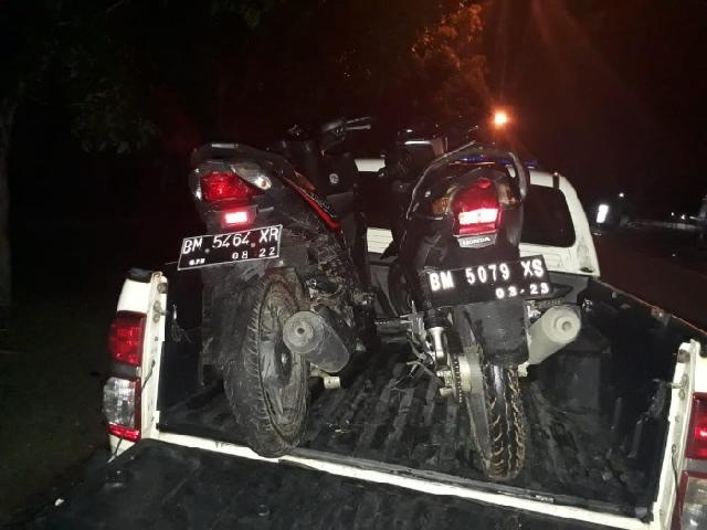 Satlantas Polres Kuansing Bubarkan Aksi Balapan Liar